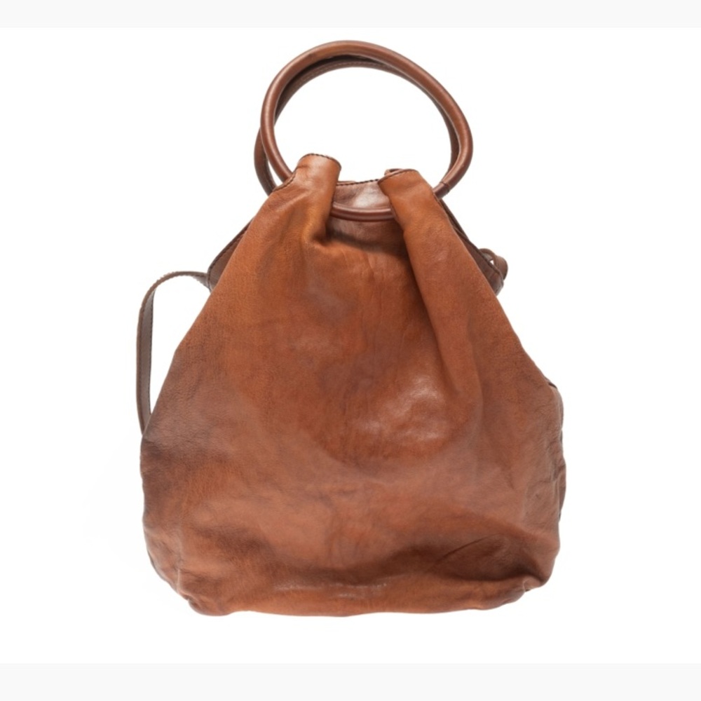 Numero 10 Bahia brown leather tote bag